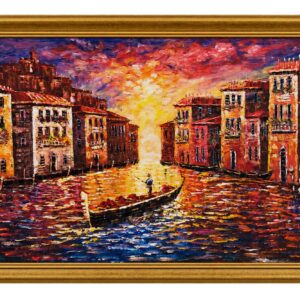 Sunset over a Venetian Canal