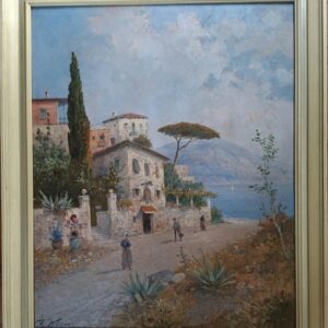 Naples with Mount Vesuvius