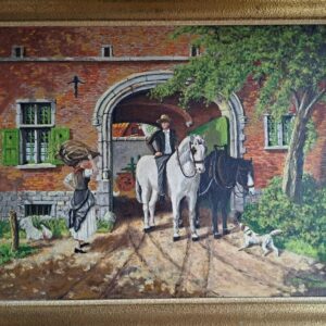 Scandinavian Farm Scene